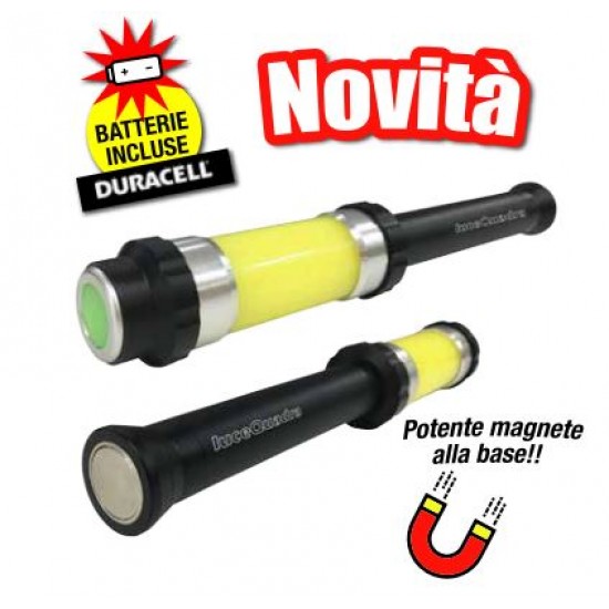 TORCIA OLIMPICA LED 360° C/MAGNETE A BATTERIE