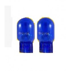 LAMPADE SUPERWHITE BLU T20 12V 21-5W A COPPIA