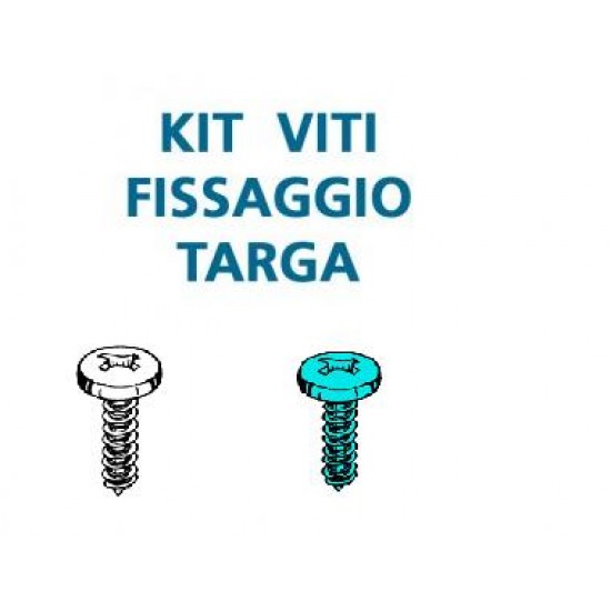 KIT VITI TARGHE VETTURE ITALIANE
