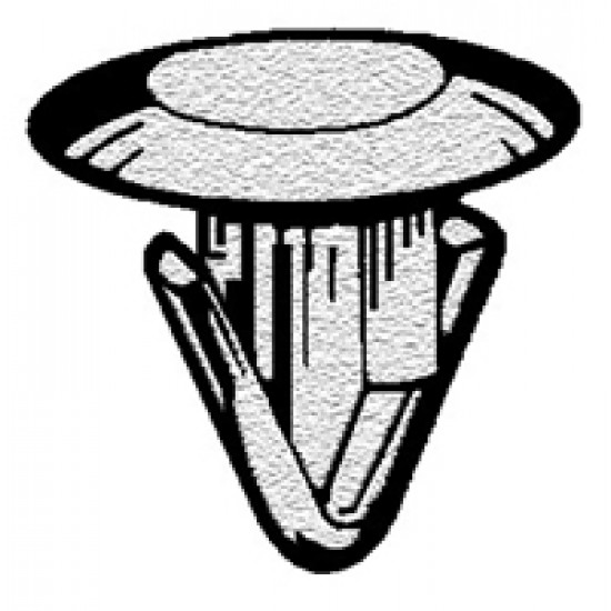 BOTTONE TARGA BIANCO