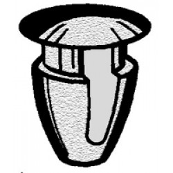 BOTTONE BLU FISSAGGIO TARGA