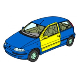 KIT FISSAGGIO PORTA PUNTO 3 PORTE S/SX/EL/ED
