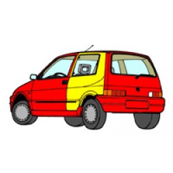 KIT FISSAGGIO FIANCATA POST. CINQUECENTO