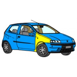 KIT FISSAGGIO PARAFANGO ANT. DX NUOVA PUNTO '99-03