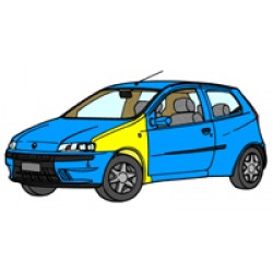 KIT FISSAGGIO PARAFANGO ANT. SX NUOVA PUNTO '99-03