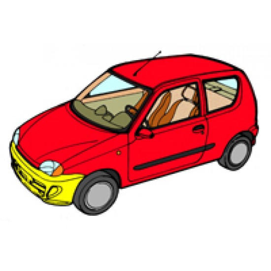 KIT FISSAGGIO PARAURTI ANT. NUOVA SEICENTO