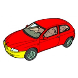 KIT RIPARAZIONE PARAURTI ANT. ALFA ROMEO 147