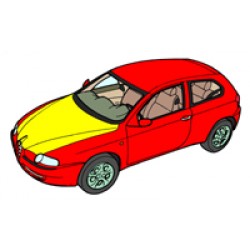 KIT RIPARAZIONE COFANO MOTORE ALFA ROMEO 147 KIT RIPARAZIONE COFANO MOTORE ALFA ROMEO 147