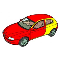 KIT RIPARAZIONE FIANCATA POST. ALFA ROMEO 147