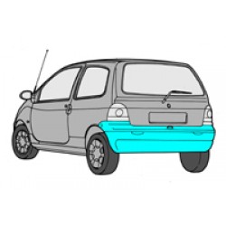 KIT RIPARAZIONE PARAURTI POST. TWINGO
