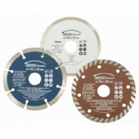 SET DISCHI TRONCATORI DIAMANTATI