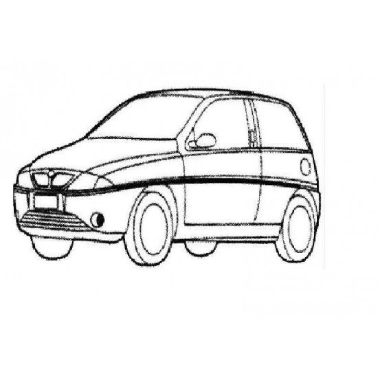 MODANATURA FIANCATA POST. SX LANCIA Y '95-00
