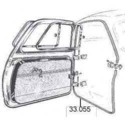 GUARNIZIONE PORTA DX/SX FIAT 500 D