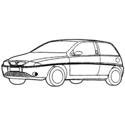 MODANATURA FIANCATA POST. DX LANCIA Y '95-'00