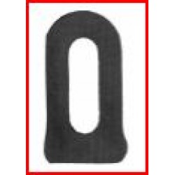 GOMMINA STAFFA PARAURTI  FIAT 500