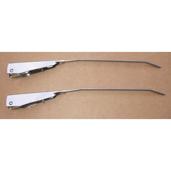 BRACCI TERGICRISTALLI A COPPIA FIAT 500 CROMATI