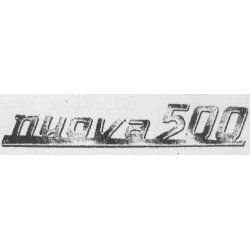 FREGIO POST. NUOVA 500 INOX PER FIAT 500 D E F