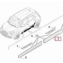 MODENATURA PORTA POST. SX N.500X 2015->/N.500X 2018->