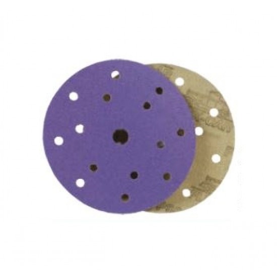 DISCO ABRASIVO GR.120 15 FORI VIOLA CERAMICATO