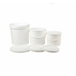 CONTENITORE IN PLASTICA C/MANICO CON COPERCHIO L.5.8