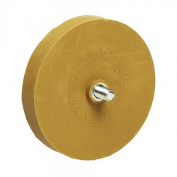 RUOTA TOGLISTRISCE ADESIVE IN GOMMA  DM.90 MM