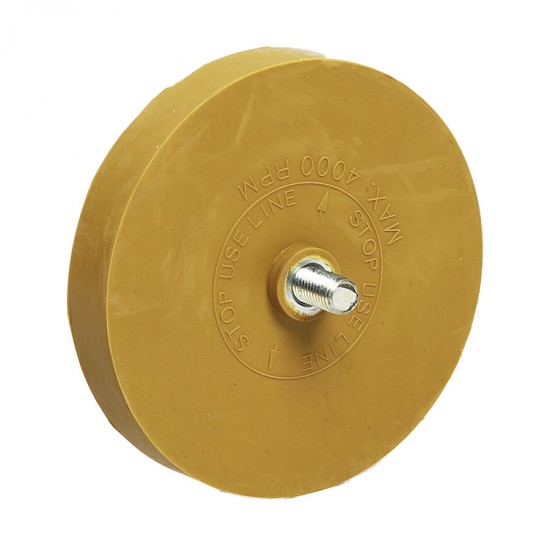 RUOTA TOGLISTRISCE ADESIVE IN GOMMA  DM.90 MM