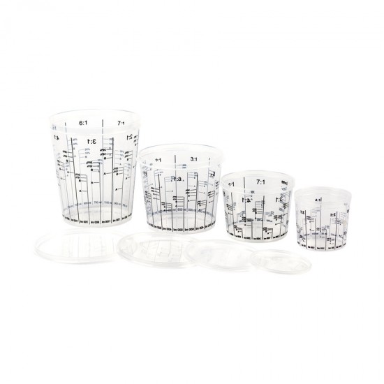 CONTENITORE GRADUATO CON COPERCHIO 750ML. (200)