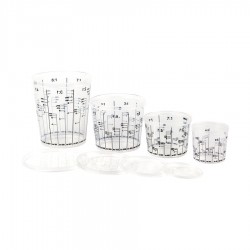 CONTENITORE GRADUATO CON COPERCHIO 2300ML. (100)