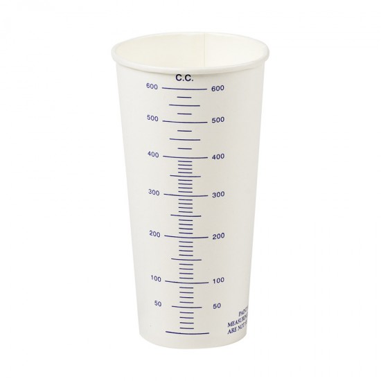 BICCHIERE GRADUATO IN CARTA ML.600 PZ.50