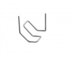 GRAFFETTA SALDATURA PLASTICA TRIPLA V 4 PUNTI PZ.100