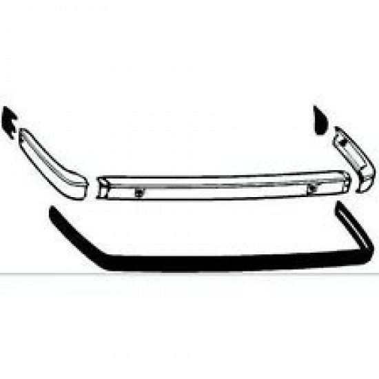 MODANATURA PARAURTI POST. BMW SERIE 3 75-82