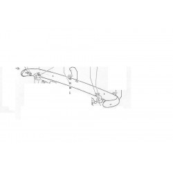 PARAURTI POST. FIAT 124 FAMILIARE