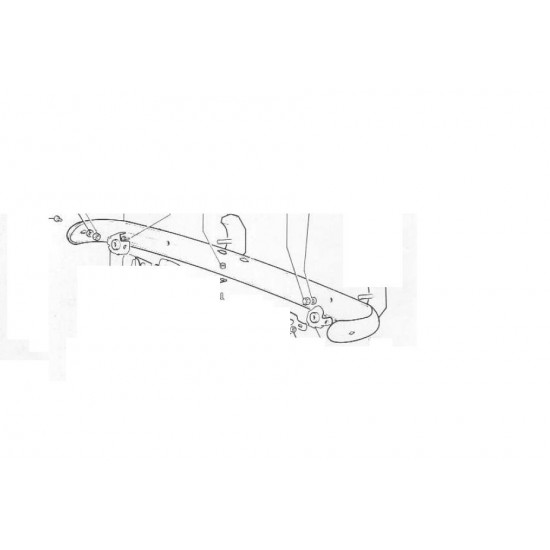 PARAURTI POST. FIAT 124 FAMILIARE