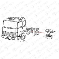 CASSETTA BATTERIA IVECO STRALIS 190.48 CASSETTA BATTERIA IVECO STRALIS 190.48