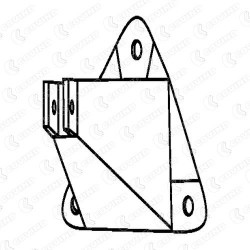 SUPPORTO SUP. DX/SX AMMORT. GRIGLIA TECTOR SUPPORTO SUP. DX/SX AMMORT. GRIGLIA TECTOR