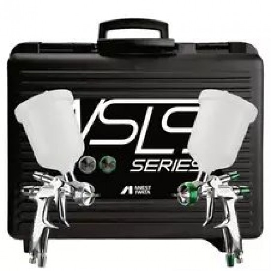 KIT 2 AEROGRAFI LS400  BASE + WS TRASP. 1,3+1,3 SERIE 2 C/VALIGIA * PROMO *