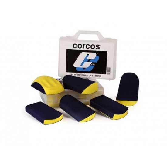 TAMPONI CARTEGGIATURA TASSELLO + 5 SUPPORTI A STRAPPO PER DISCHI 150 MM KIT