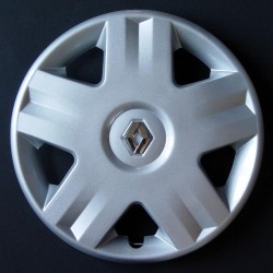 COPPE RUOTE 13 RENAULT LOGO CROMATO SERIE DA 4