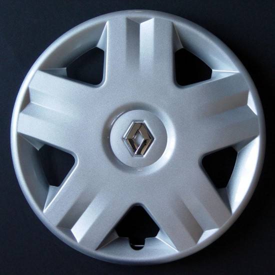 COPPE RUOTE 13 RENAULT LOGO CROMATO SERIE DA 4