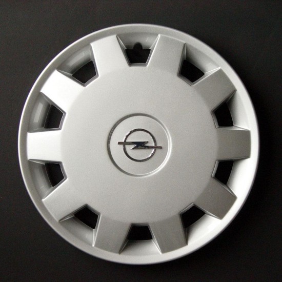 COPPE RUOTE 14 OPEL AGILA LOGO CROMATO SERIE DA 4