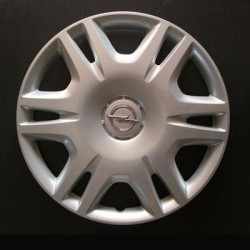 COPPE RUOTE 16 OPEL CORSA'06> LOGO CROMATO SERIE DA 4