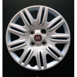 COPPE RUOTE 14 DOBLO' 05-> LOGO ROSSO SERIE DA 4