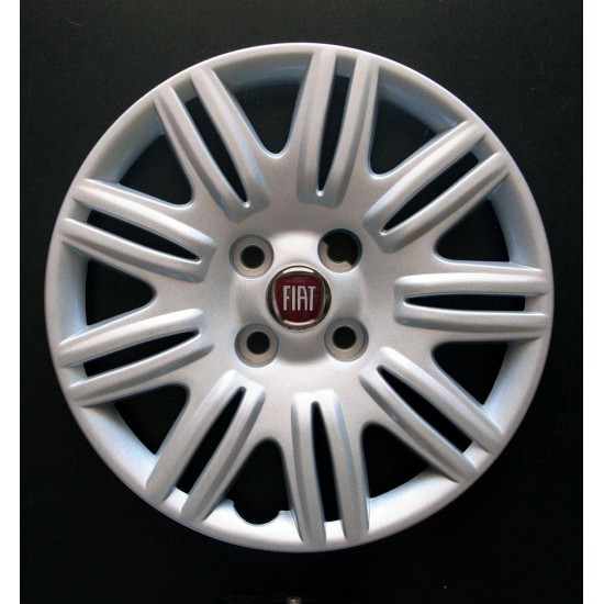COPPE RUOTE 14 DOBLO' 05-> LOGO ROSSO SERIE DA 4