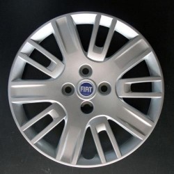 COPPE RUOTE 15 DOBLO' 05-> LOGO BLU SERIE DA 4