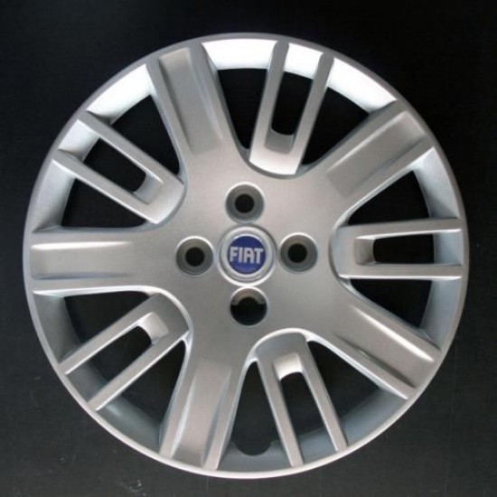 COPPE RUOTE 15 DOBLO' 05-> LOGO BLU SERIE DA 4