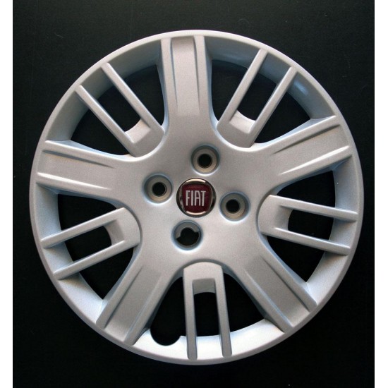COPPE RUOTE 15 DOBLO' 05-> LOGO ROSSO SERIE DA  4