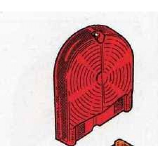 TRASPARENTE POST. ROSSO FIAT 1300-1500