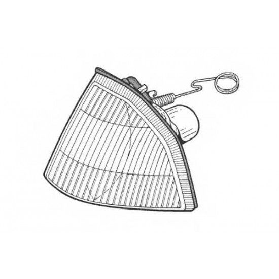 FANALE ANT. DX BIANCO A.33 91->