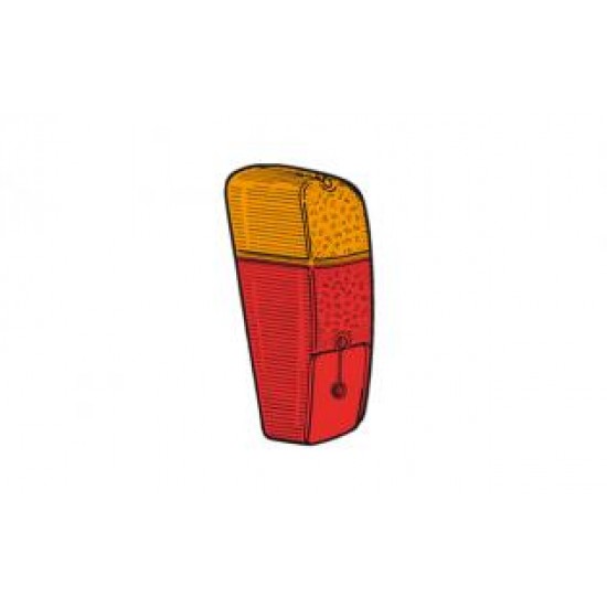 TRASPARENTE POST. SX FIAT 600D 1° SERIE