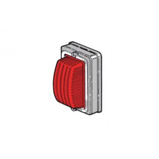 FANALE INGOMBRO LAT. ROSSO BASE GOMMA